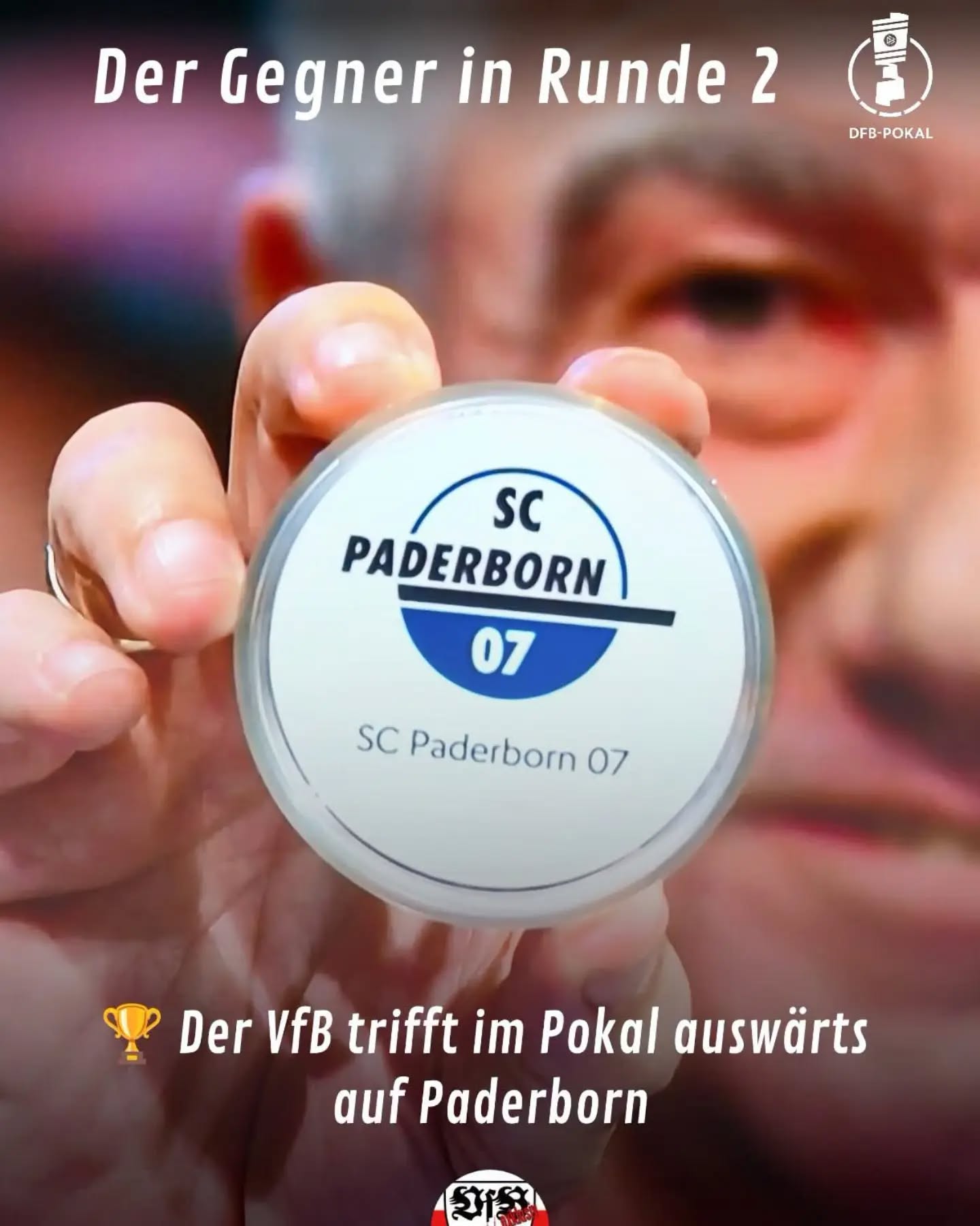 Wir spielen in der zweiten Runde des Pokals in Paderborn. Zufrieden mit dem Los?