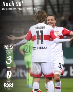 Die Frauen stehen im Viertelfinale des Pokals