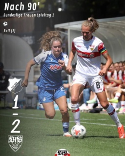 Das Testspiel während des Saison Openings in Stuttgart ging noch 1:2 verloren. Wenn es zählt, drehen die VfB-Frauen es um. Erster Bundesligasieg