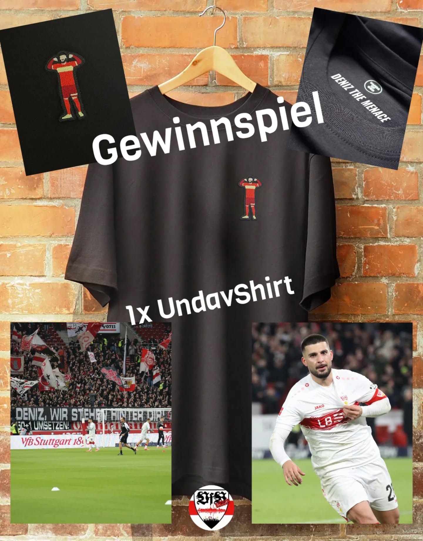 Liebe VfB-Fans. Es gibt mal wieder was zu gewinnen. Und was könnte es nach dem gestrigen Spiel besseres geben, als ein Siegtorschützen-Undav-Shirt in Größe L von Hands of God. 
Was müsst ihr tun? Ganz einfach.
1️⃣. Folgenden Seiten folgen
@vfbexklusiv
@handsofgod_design
@ticketboerse_vfb_stuttgart
2️⃣. Den Beitrag liken
3️⃣. Ein Kommentar hier unter den Beitrag schreiben, warum ihr das Shirt haben wollt und markiert im Kommentar noch einen eurer Freunde
Die Auswahl des Gewinners erfolgt per Zufallsgenerator aus den Kommentaren heraus. 
Das Gewinnspiel hat nichts mit Instagram zu tun und der Rechtsweg ist ausgeschlossen. 
Das Gewinnspiel läuft bis 31.10.25 18:00 Uhr.
Viel Glück 🍀⚪🔴