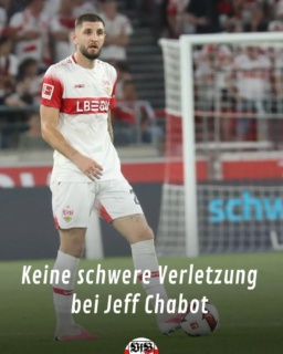 Jeff Chabot musste im Spiel gegen Paderborn nach rund 70 Minuten ausgewechselt werden. Muskuläre Beschwerden plagten den Innenverteidiger. Die Untersuchung ergab keine schwere Verletzung. Ob und wie lange er nicht zur Verfügung steht, teilte der VfB nicht mit.