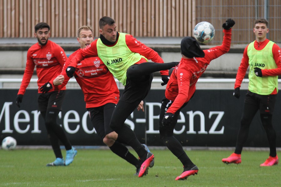 VfB-Training bald wieder auf dem Rasen?