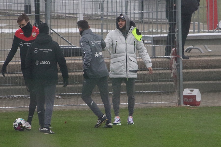 VfB-Training: Nico Gonzalez schon wieder mittendrin