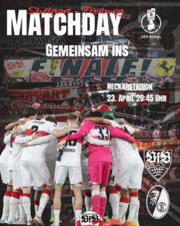 Liebe VfB-Fans, heute zählt nur der Sieg. Nochmals Berlin, zweimal in Folge, das gab es für den VfB noch nie. Zeit also, Geschichte zu schreiben.