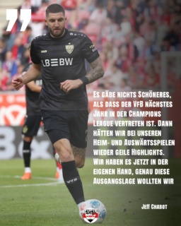 Jeff Chabot spricht bei Bild über die Chance wieder Champions League zu spielen und darüber, womöglich noch auf den WM-Zug aufzuspringen.