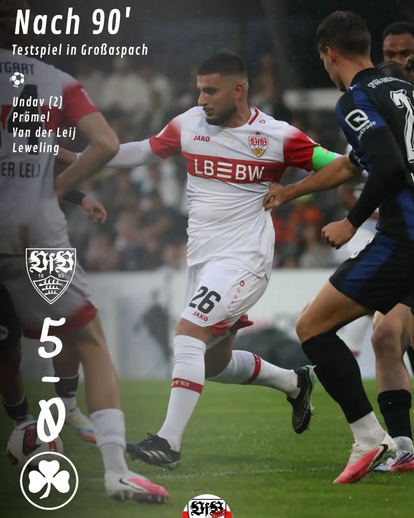 Wir gewinnen ein einseitig geführtes Testspiel gegen Fürth verdient mit 5:0
