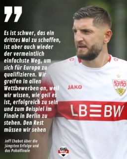 Da will wohl wieder jemand ins Finale .... Ihr auch?  Jeff Chabot im Kicker Interview