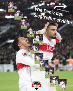 Einmal durch die Gedanken von Deniz Undav? So oder so ähnlich könnte es gewesen sein, vielleicht. Scrollt euch durch die Bilder.