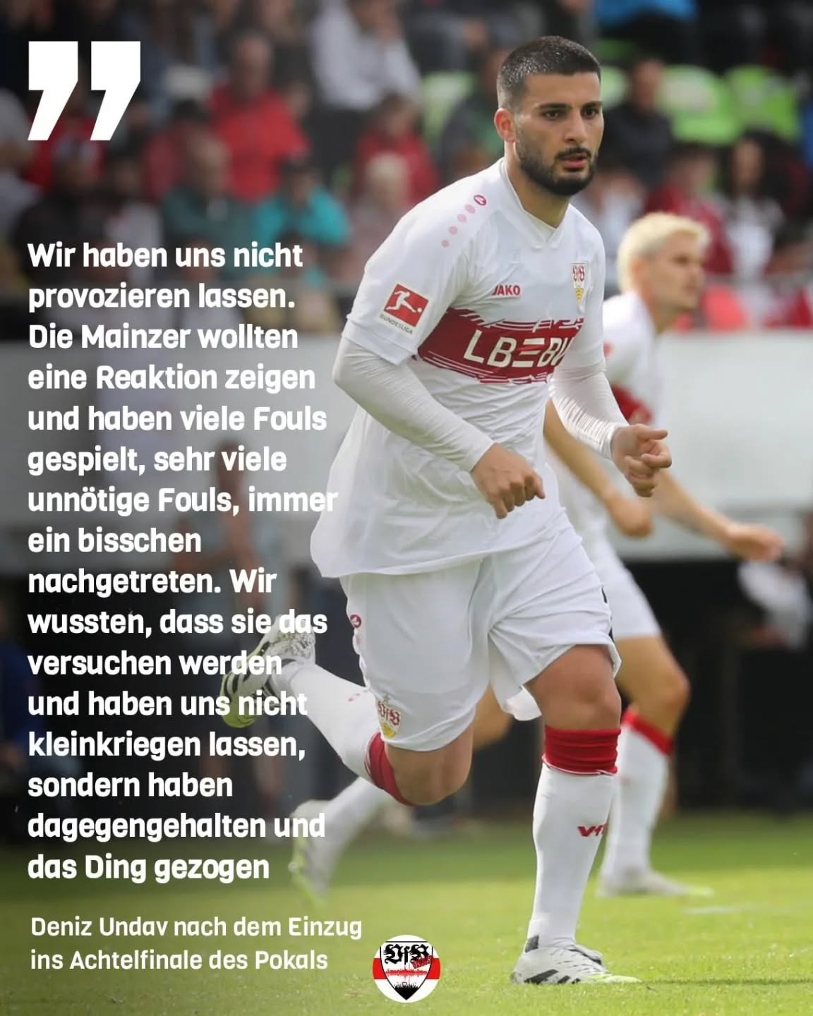 Deniz Undav nach dem Pokalspiel in Mainz (StN)