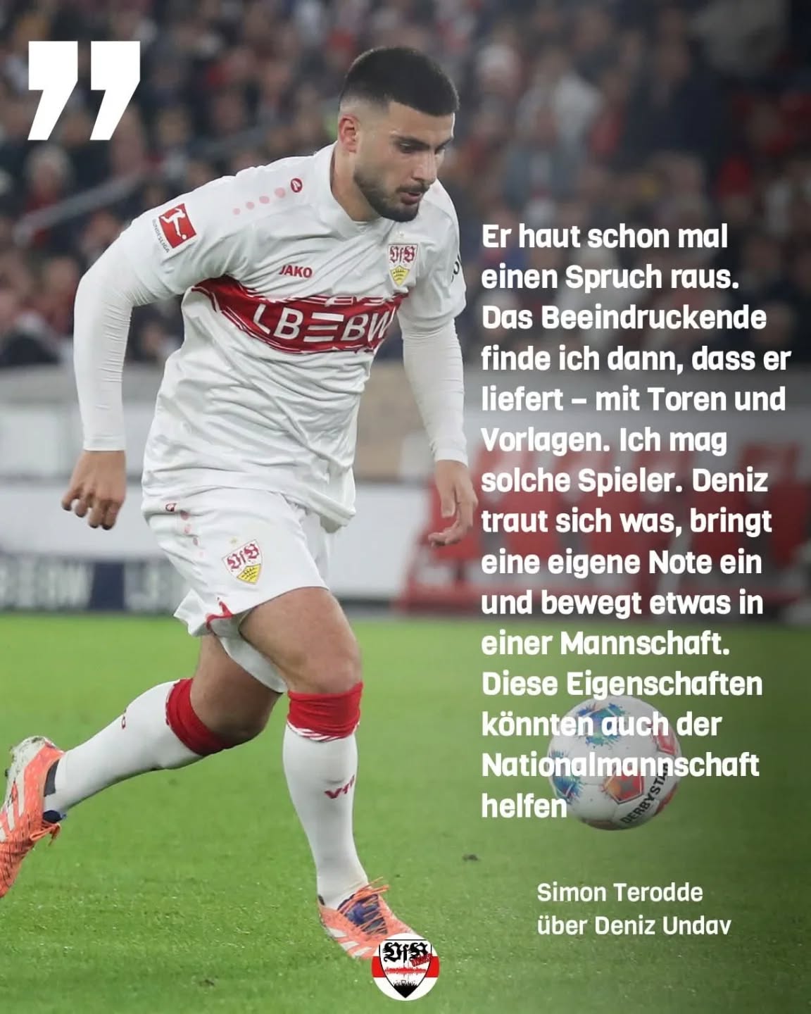 Simon Terodde hat mit 25 Toren den VfB zum Aufstieg geschossen. Er spricht bei StN unter anderem über Deniz Undav