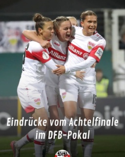 Die VfB-Frauen ziehen ins nach dem 3:0 gegen Essen ins Viertelfinale des DFB-Pokals ein. Ein paar Eindrücke.