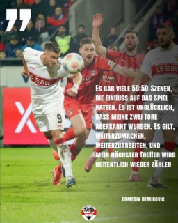 Ermedin Demirovic spricht, wie seine Mitspieler, über die engen Entscheidungen