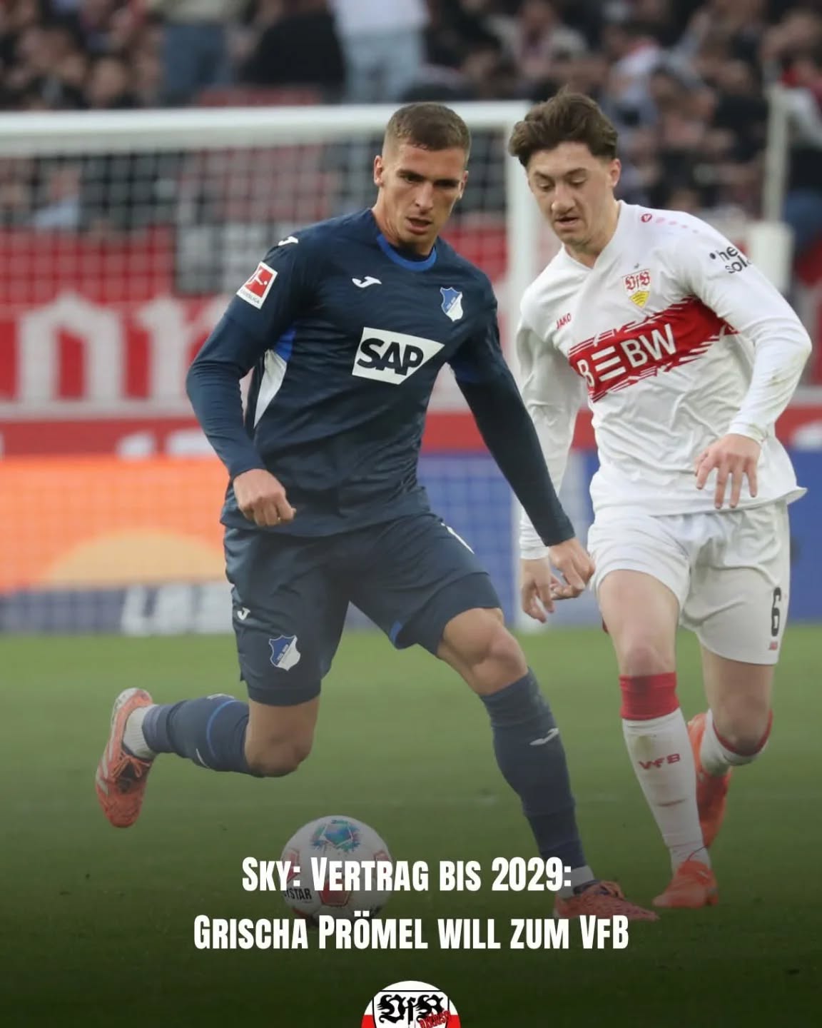 Laut Sky soll sich der gebürtige Stuttgarter für einen Wechsel zum VfB entschieden haben. Er würde ablösefrei kommen und einen Vertrag bis 2029 erhalten.