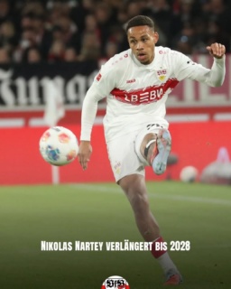 Nikolas Nartey verlängert seinen Vertrag bis 2028