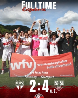 Die U19 gewinnt den wfv-Pokal gegen Freiberg nach Elfmeterschießen. Am nächsten Freitag geht es in Potsdam dann um den DFB-Pokal.