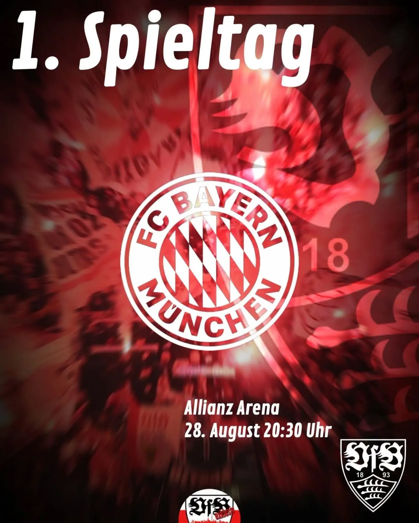 Der VfB eröffnet die Bundesliga Saison in München.