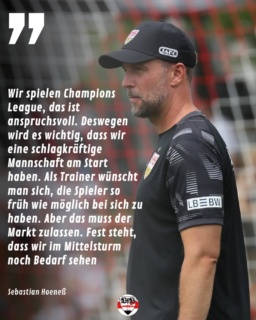 Sebastian Hoeneß über seinen Wunschtransfer und über Angelo Stiller. Seine Ausstiegsklausel für 2026 ist abgelaufen (Bild)