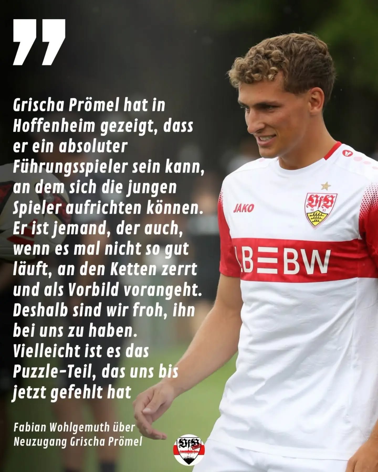 Fabian Wohlgemuth äußert sich über Neuzugang Grischa Prömel bei SWR