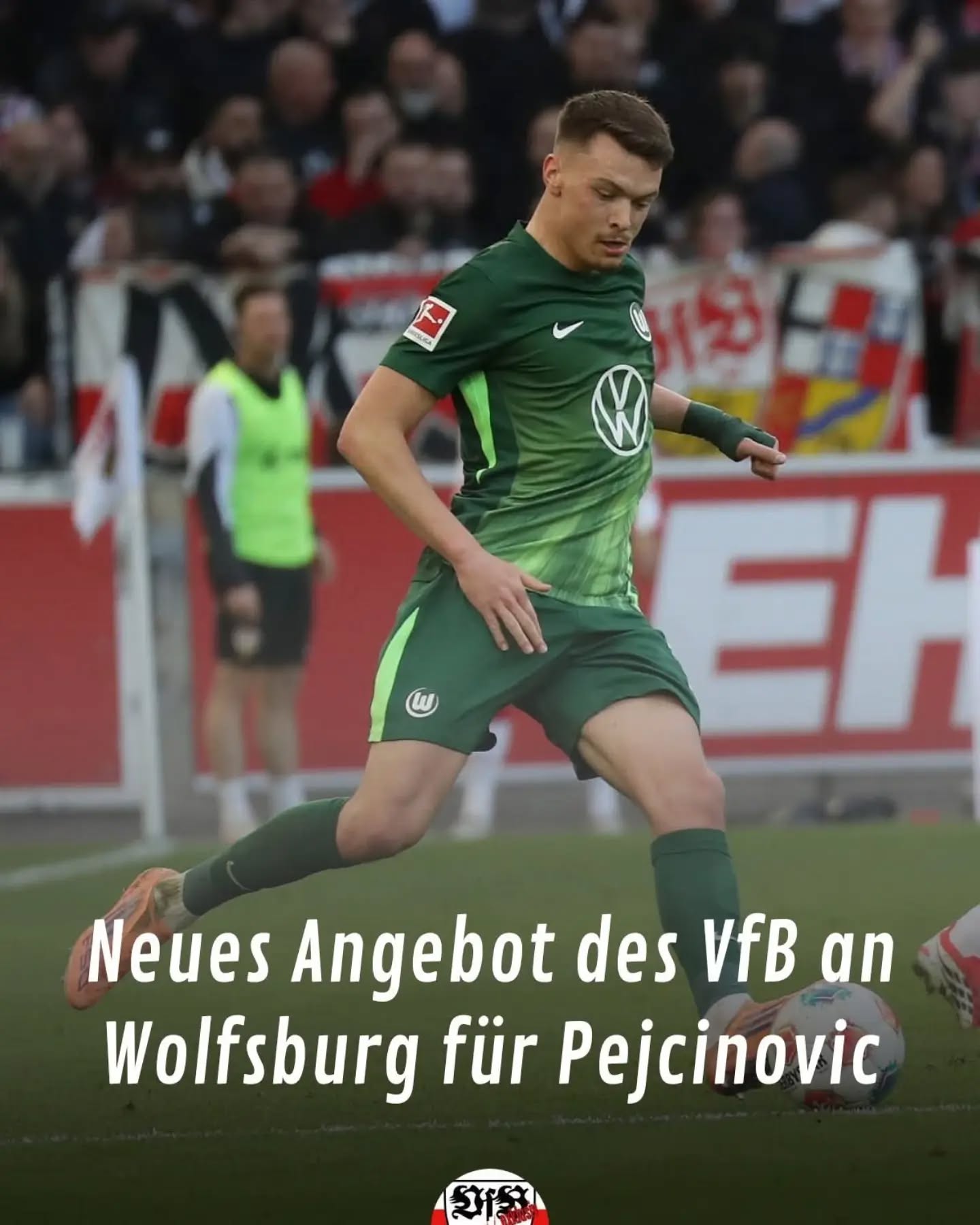 Der VfL Wolfsburg bewegte sich im Fall Pejcinovic von seiner Forderung noch nicht. 25 Mio. wollen die Wölfe. Der VfB hatte bislang 18 Mio. geboten und geht laut Medien nun einen großen Schritt nach vorn. 22 Mio. soll das neue Angebot der Schwaben sein. Trainer Sebastian Hoeneß sieht in der Position Mittelstürmer den größten Bedarf bezüglich eines Neuzugangs