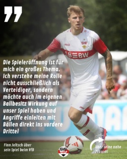 Finn Jeltsch spricht im Interview mit StN unter anderem über sein Spielverständnis und seine Zukunft.