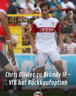 1 Mio. überweist laut Medien Bröndy nach Stuttgart. Der VfB hat die Möglichkeit Chris Olivier für 5 - 7,5 Mio. wieder an den Neckar zu holen.
