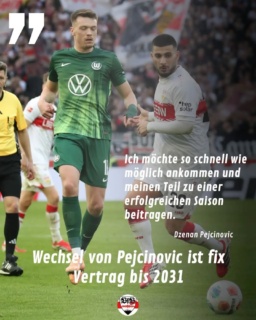 Der VfB bestätigt den Wechsel von Dzenan Pejcinovic. Er erhält einen Vertrag bis 2031