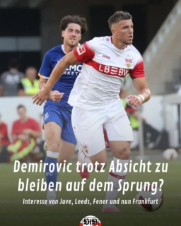 Der VfB hat erneut teure Zugänge zu verzeichnen. Mit 36 Spieler im Kader wollen die Verantwortlichen nicht in die Saison gehen. So heißt es nach Medienberichten, dass die Schwaben sich von Spielern trennen wollen. 

Laurin Ulrich soll bei Hannover hoch im Kurs stehen. 

Jovan Milosevic wird es nach dem Zugang von Dzenan Pejcinovic schwer haben, trotz einer guten Vorbereitung. Betis Sevilla soll Interesse zeigen.

Bei Joshua Vagnoman legt der VfB ein Preisschild von 10 Mio. fest. Hier hörte man in der Vergangenheit loses Interesse aus England. 

Lazar Jovanovic könnte noch eine Rolle spielen, sollte sich bei Jamie Leweling ein spektakulärer Wechsel andeuten. Auch Leo Sauer ist noch nicht soweit, um sofort 100% zu helfen. Außerdem hatte er, ähnlich wie Milosevic gute Testspiele absolviert.

Ameen Al-Dakhil wird nach dem Ausfall von Daxo Zagadou weiterhin ein Alternative bleiben. Er hatte zuletzt auch ansteigende Form

Ob sich Atakan Karazor gegen Angelo Stiller, Grischa Prömel und Chema durchsetzen kann, muss man abwarten.

Und obwohl Ermedin Demirovic selbst seinen Verbleib beim VfB erst kürzlich bekräftigt hat, wird er nun nach Juve, Leeds und Fenerbahce mit Eintracht Frankfurt in Verbindung gebracht.

Bisher alles Spekulationen der Medienwelt, wer geht und wer bleibt. Fakt ist Stuttgart will seinen Kader verkleinern.