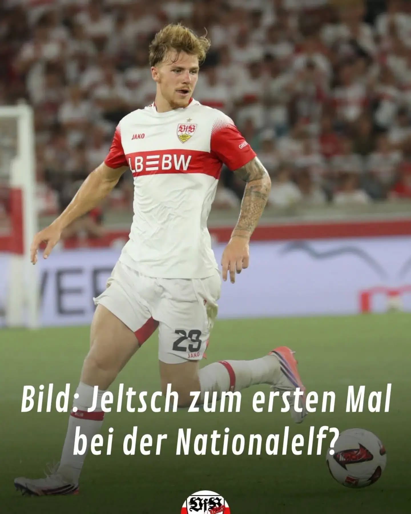 Laut Bild wird Jürgen Klopp vier VfB Spieler nominieren. Jeltsch wird zum ersten Mal dabei sein. Führich, Vagnoman und Mittelstädt sind noch dabei. Undav, Stiller, Leweling sind nicht dabei.