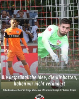 Dennis Seimen ist wieder ins Training eingestiegen, wird für das Dortmund Spiel aber noch kein Thema sein. Sobald er spielfit ist, wird er nach dieser Aussage von Sebastian Hoeneß, Fabian Bredlow als Nummer 1 ablösen. Der Trainer betonte und lobte aber die bisherigen Leistungen von Fabian Bredlow ausdrücklich.