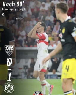 Ist das bitter. Der VfB hat Dortmund zu viel Raum gegeben. Im Gegenzug haben sie viel in die Waagschale geworfen, den Ausgleich zu erzielen. Jetzt heißt es Pause nutzen und aufarbeiten, wo es noch hakt.