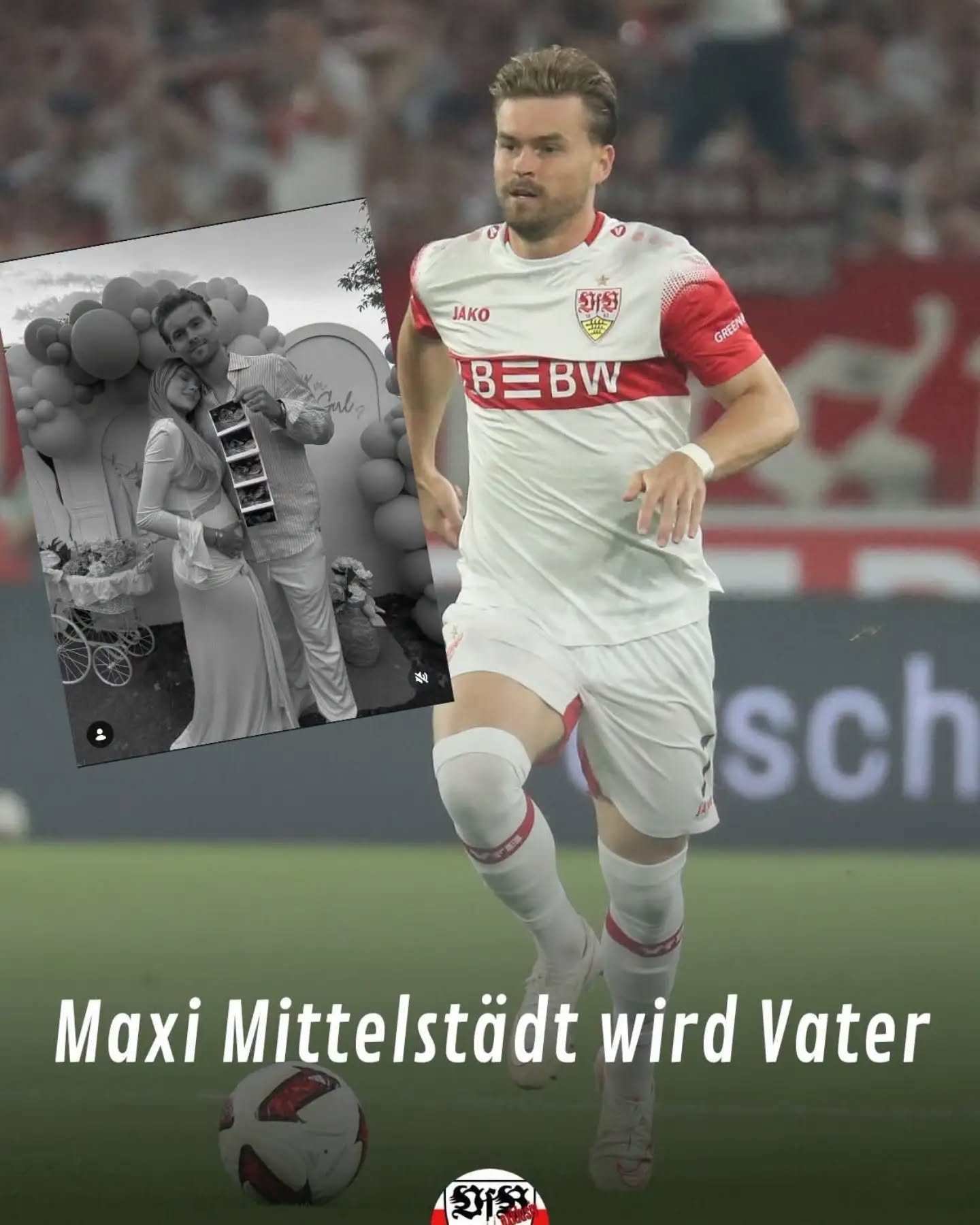 Maxi Mittelstädt und seine Frau Lea verkünden auf Ihren Instagram Kanälen, dass sie Nachwuchs erwarten. Herzlichen Glückwunsch.