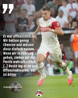 Ermedin Demirovic packt sich selbst an die Nase.